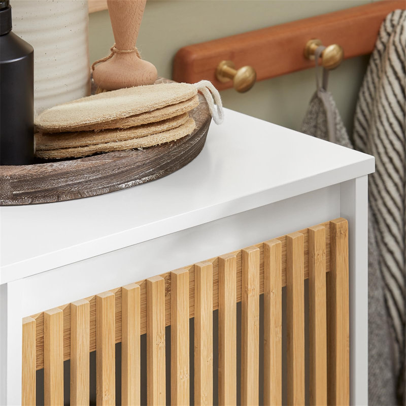 Wood Cabinet Laundry Hamper