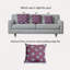 Housse de coussin d'extérieur carré à imprimé étoile de mer-340345514-330107247