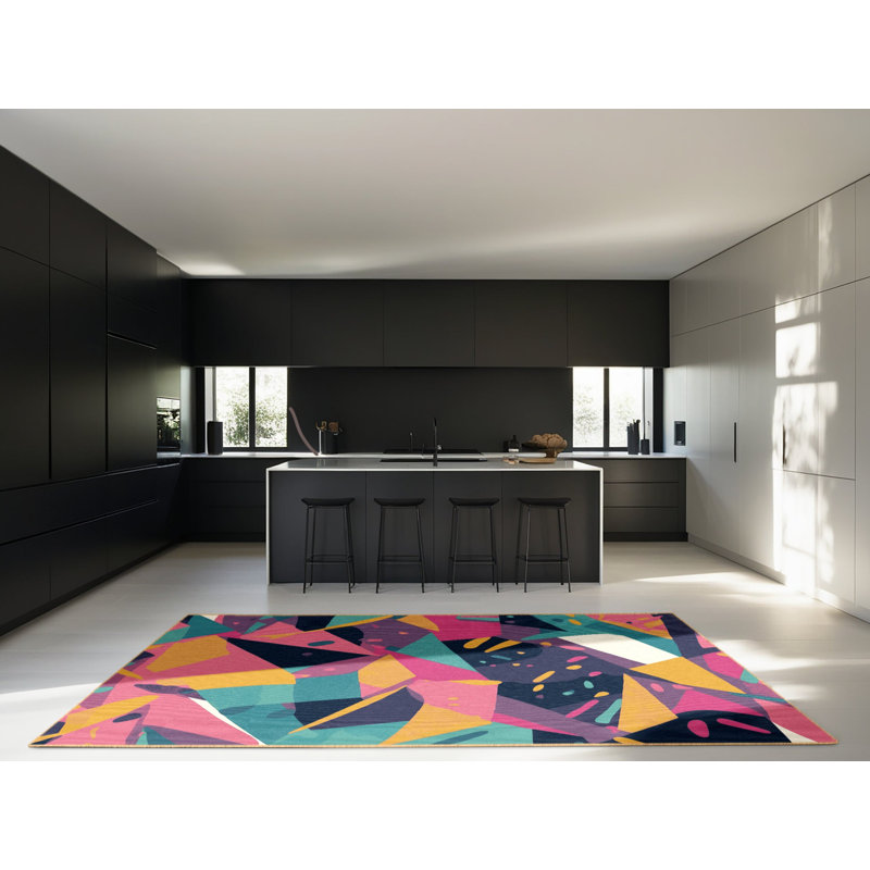 Kinetic Fields Rug, Square 3'