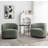 Jalena Upholstered Swivel Barrel Chair-189984832