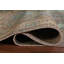 Tapis traditionnel vert en laine 8 x 11