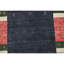 Hand Knotted Wool Area Rug in Black/Red/Green/Ivory-164262189