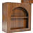 Corner Makeup Vanity with Tri-Fold LED Mirror and Comfy Stool