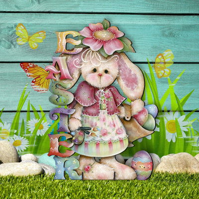 Décoration de jardin lapin