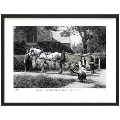 Crawley, Church Of St John The Baptist 1907 by Francis Frith - Single Picture Frame Print