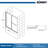 60" W x 57" H Semi-Frameless Tub Door-59866355
