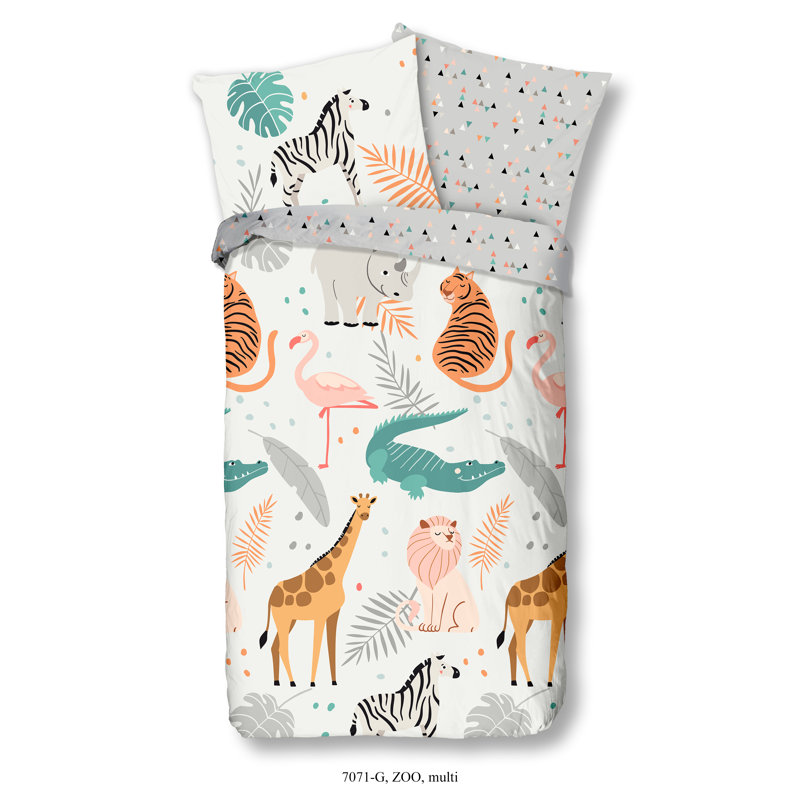Animal Print Duvet Cover Set with Pillowcases