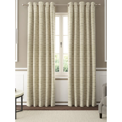SILK Room Darkening Curtain Pair