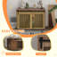 Meuble de cage pour chien Pawhut
