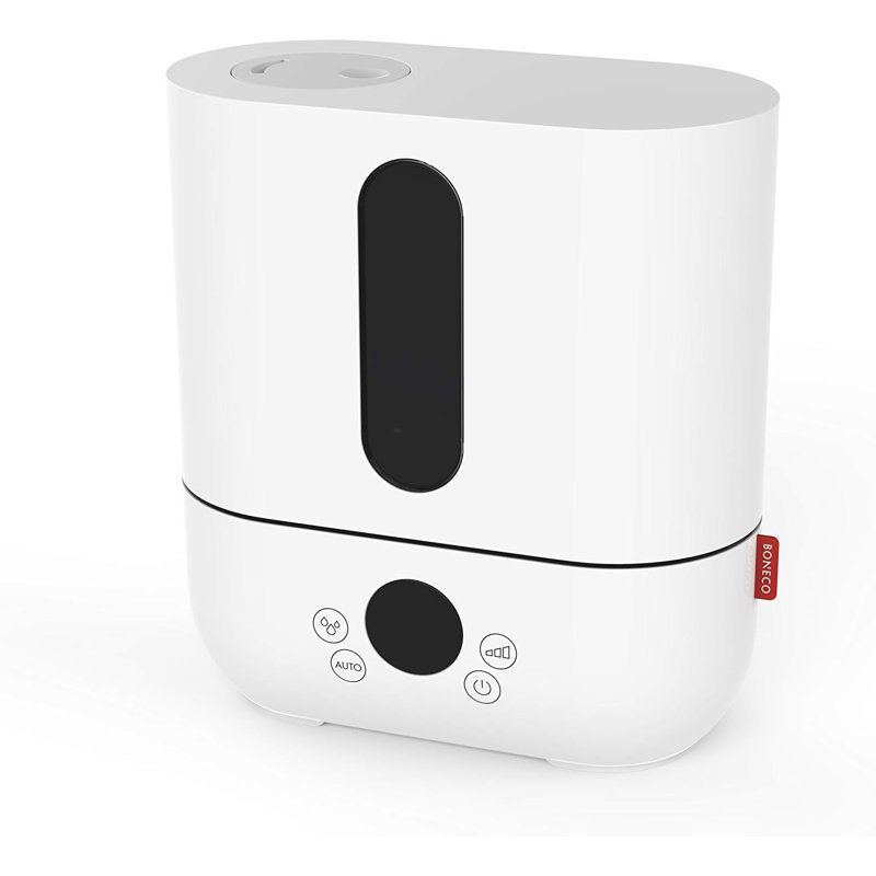 Boneco U250 Ultrasonic Air Humidifier White with Filter & Ionic Silver Stick - Touch LED Display, Cool Mist Air Aromatherapy Diffuser 3.5L