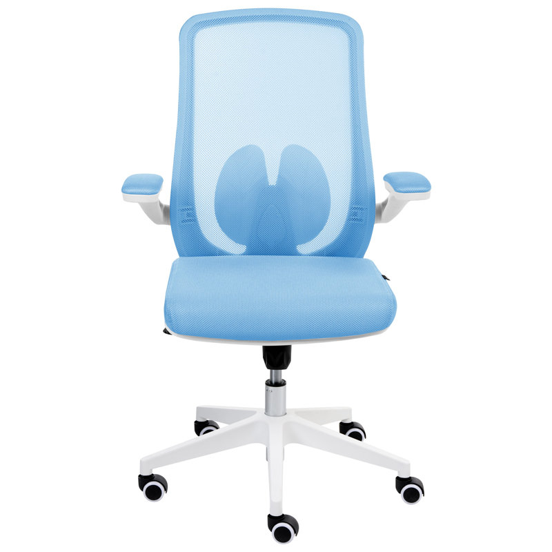Metro Lane Mesh and Fabric Office Chair, Blue
