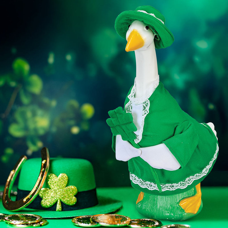Tenue de bébé oie Gaggleville St. Patrick's Day