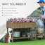 Andelo Wood Elevated Planter