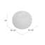 Pouf rond 19,75 po Moreland-61926677
