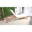 Outdoor Acacia Wood Chaise Lounge , Cushion Included-33394033