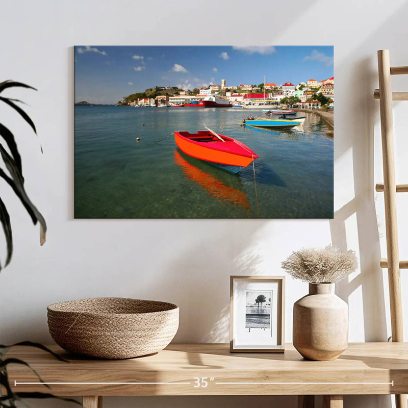 Mehar Grenada Fishing Boats, 16" H x 24" W