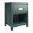 Contemporary Bedside Table With Drawer And Storage Shelf