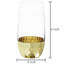 4 Piece 532ml Stemless Wine Glass Set