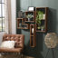 Aitken Hexagon Teak Solid Wood Floating Shelf
