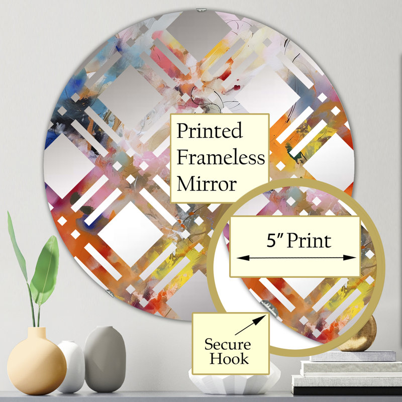 Gintaras Circle Mirror, 23.6" x 23.6"