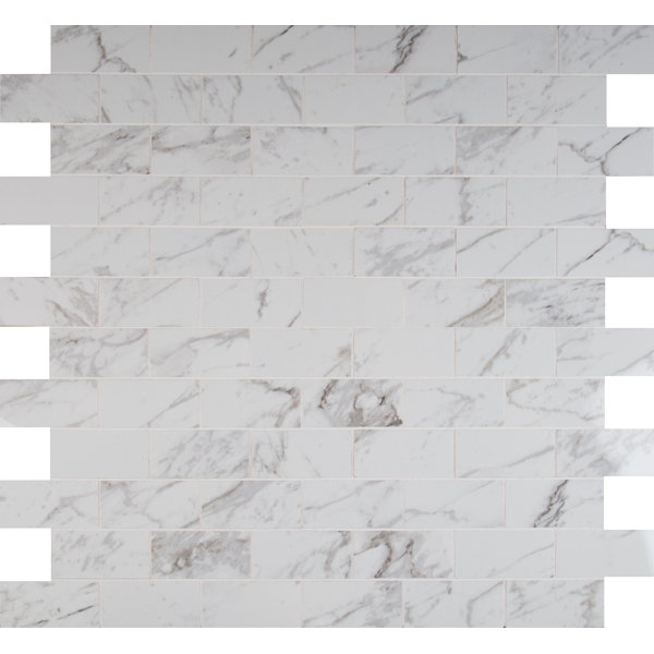 Astoria Isla 12 in. x 12 in. Polished Porcelain Mosaic Floor and Wall Tile