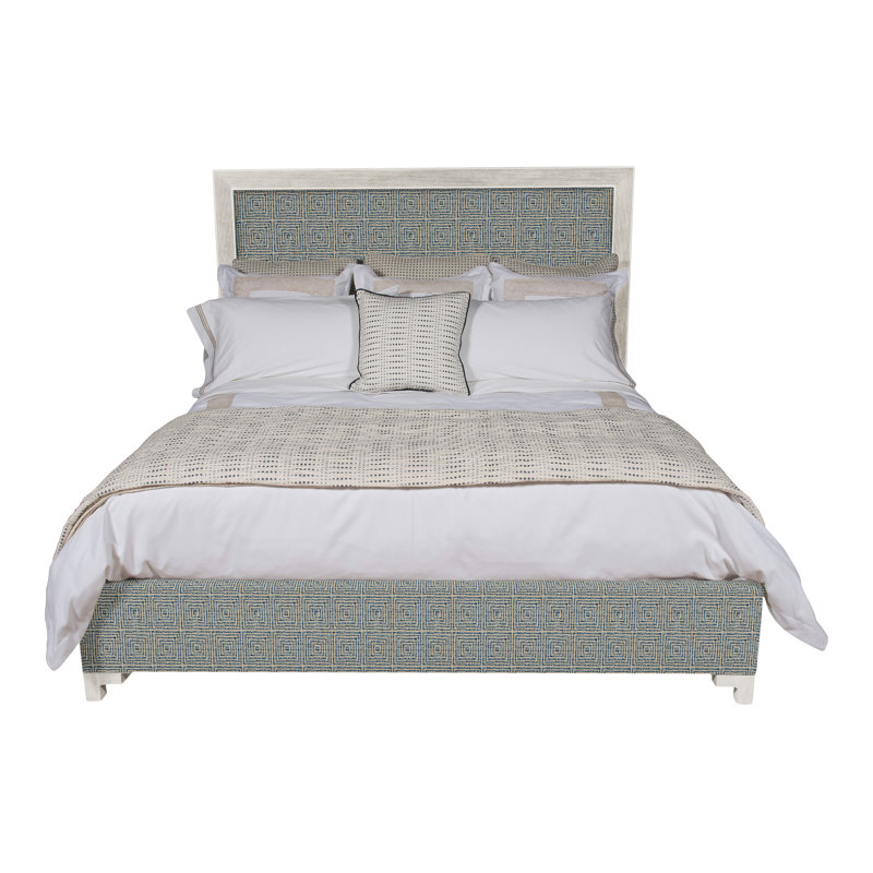 Louise/Lawrence Upholstered Bed, Bennett Carolina, King, Casa Blanca
