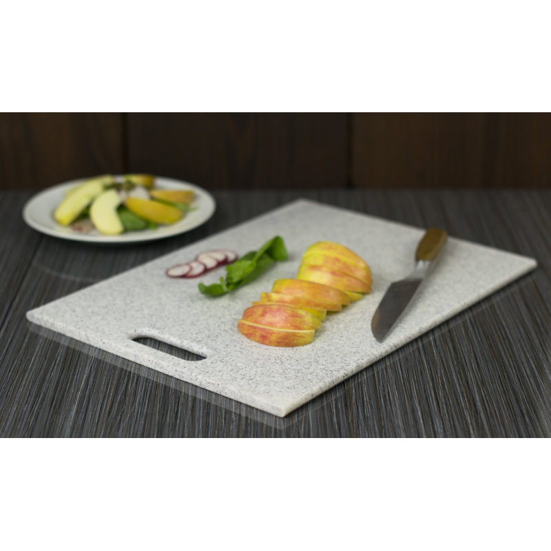 Eco-Friendly Gray Plastic Rectangular Cutting Board, 16x12