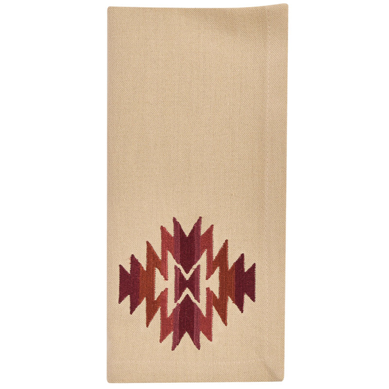 Ensemble de 4 serviettes de table Union Rustic Fire In The Mountains