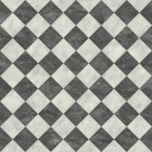 Diamond Marble Tile Effect Vinyl 0.2mm Thick 200cm W x 300cm L