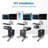 Height Adjustable Rolling PC Cart Desktop Laptop Dual Monitors-54648857