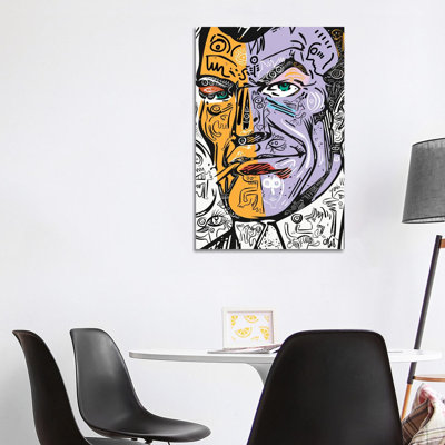 Street Art Comic Pop Art Heroe 1 Piece Wrapped Canvas Wall Art