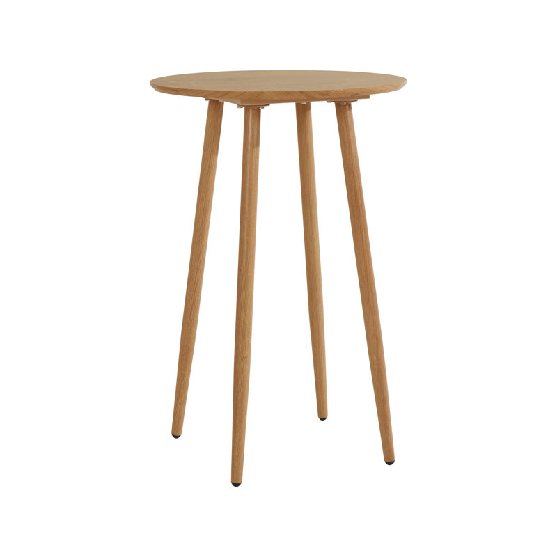 Table de bar Kimbrell Carmindo, Chêne, Chêne