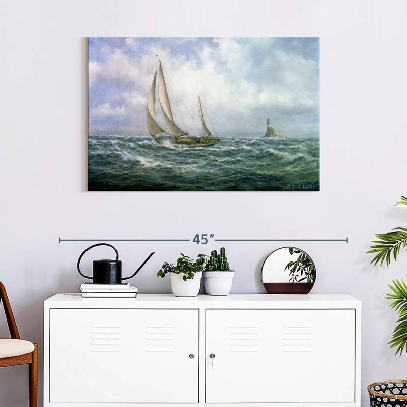 Mehar Fastnet Abeam, 24" H x 36" W