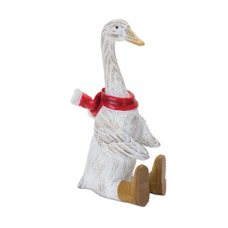 Figurine Winter Goose avec bottes (ensemble de 2)