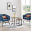 Metal Frame Coffee Table, Round Nesting Table Set-18111832