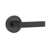 Dumont Flat Privacy (Bed & Bath) Door Lever with Round Rosette