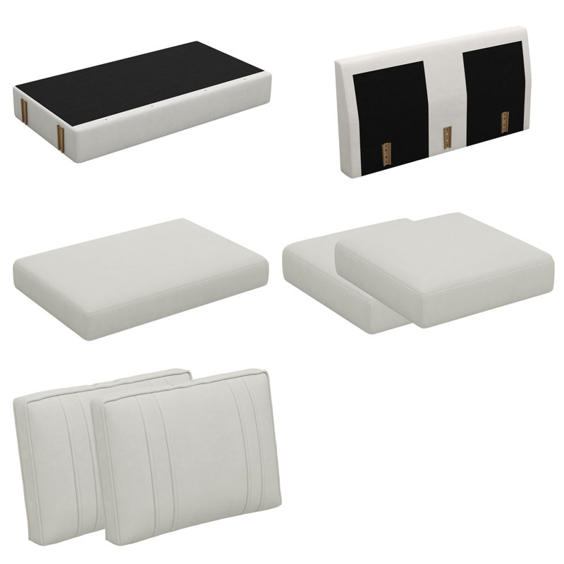 Partie A: Module du canapé modulaire, Beige