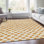 Tapis orange intérieur / extérieur lavable à la machine