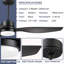 Tibuh 52'' Ceiling Fan with LED Lights-1527119967