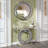 Crystal Crush Diamond Sparkly Round Mirror For Wall Decoration