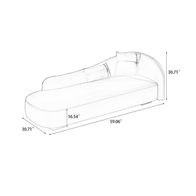 Banc rembourré vert, Vert / noir, 30.71" H x 59.06" W x 30.71" D