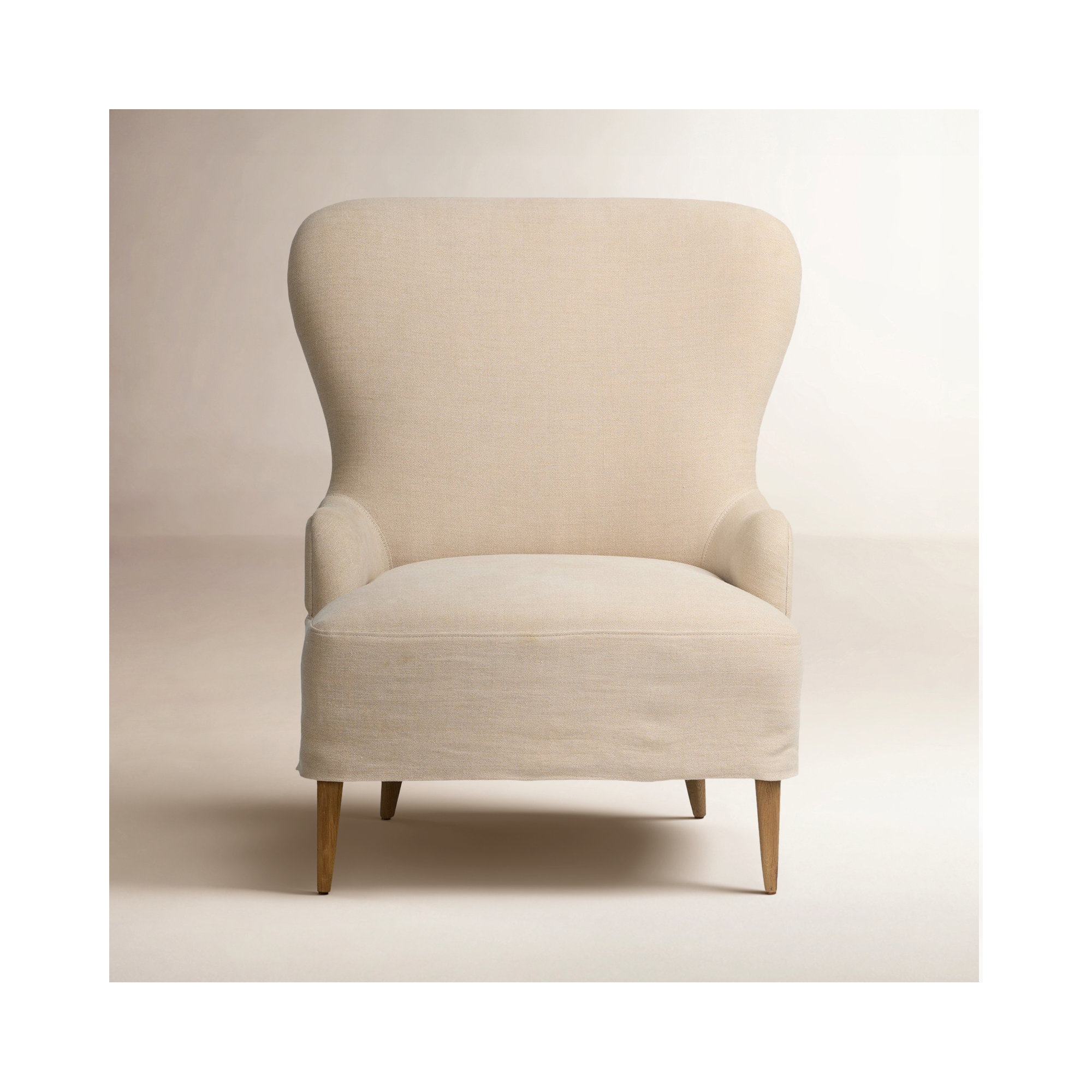 Omar Upholstered Armchair, Broadway Dune