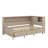 Stylish  Wood Daybed With Convenient Storage Shelves And Drawers-600189416
