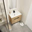 Meuble-lavabo de 30 pouces avec lavabo, meuble-lavabo autoportant ou flottant