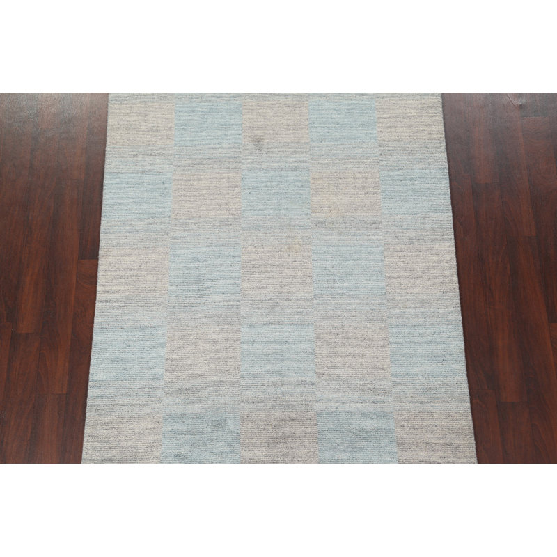 Tapis damier Gabbeh 5 x 8
