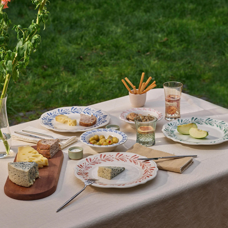 Coraline Set Of 4 Dessert Plates, Mix, 21 Cm