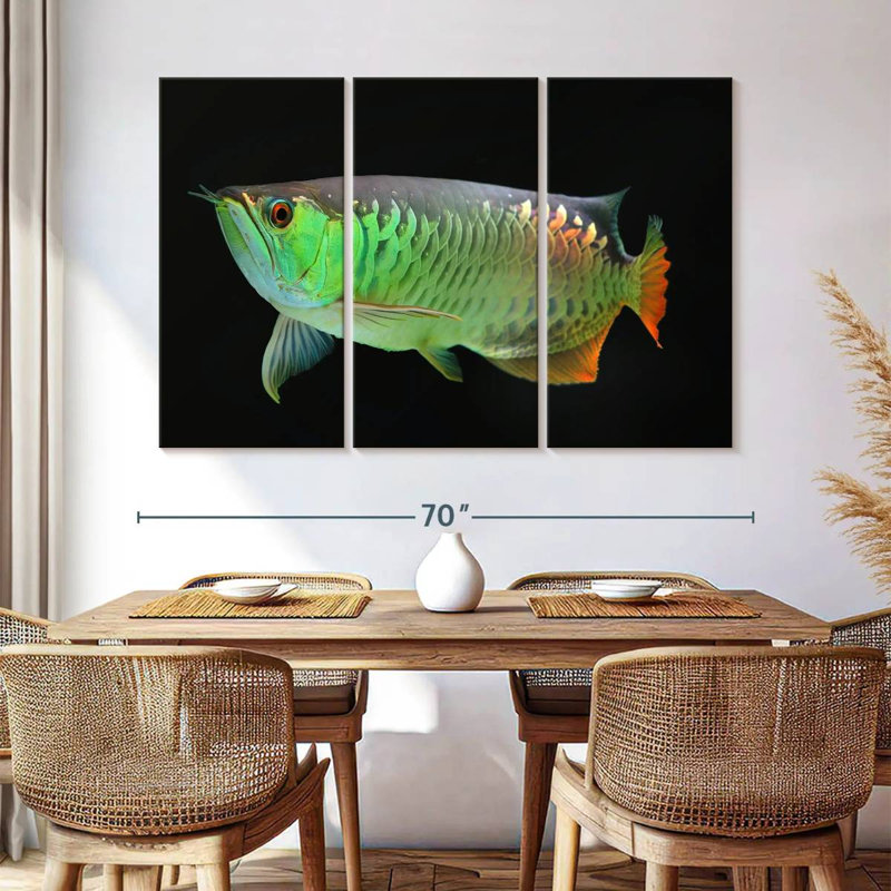Arowana Fish, 42" H x 65" W