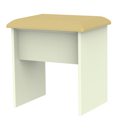 Fully Assembled Saxena Dressing Table Stool