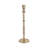 Decorative Hammered Taper Candle Holder for Home Decor - Modern Tabletop Candlestick Holder for Living Room Decor - Gold & Metallic-1991409604