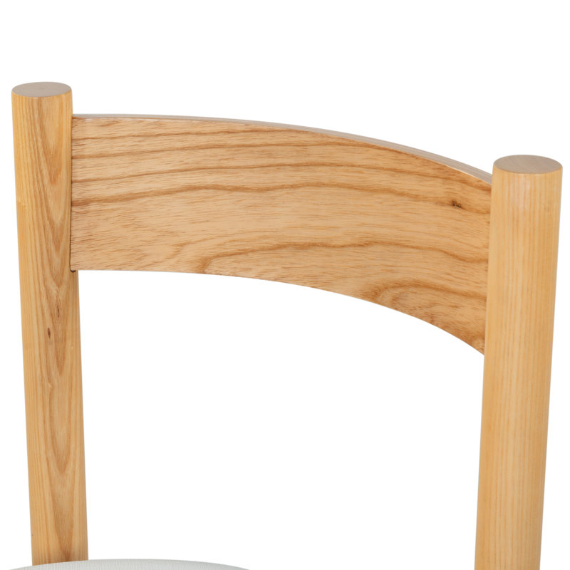 Zoyah Tayla Linen Counter Stool